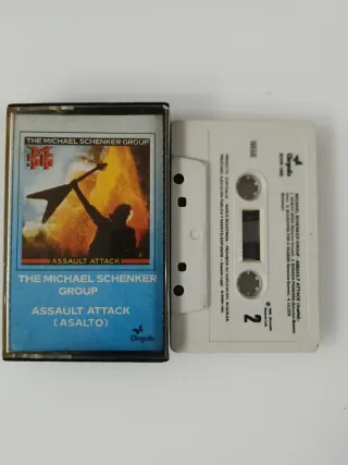 THE MICHAEL SCHENKER GROUP Asalto Cinta Cassette