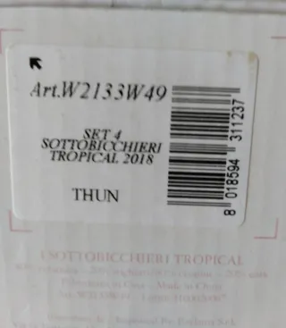 Sottobicchieri Thun tropicali