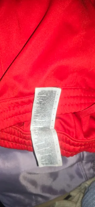 Pantalones de chándal Adidas rojos talla M