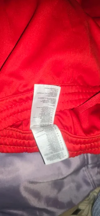 Pantalones de chándal Adidas rojos talla M