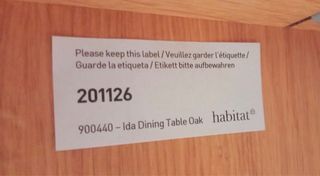 Mesa de comedor Habitat