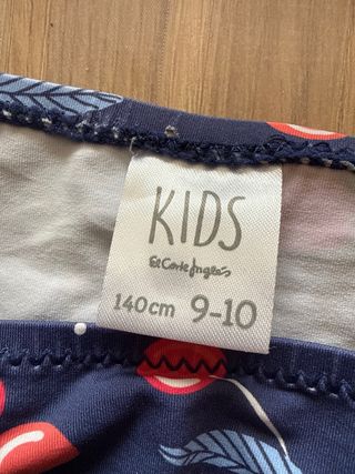 Bikini infantil niña estampado cerezas