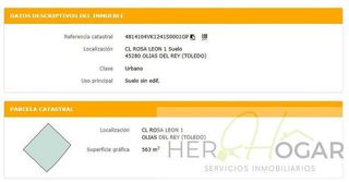 Terreno en venta en Olías del Rey