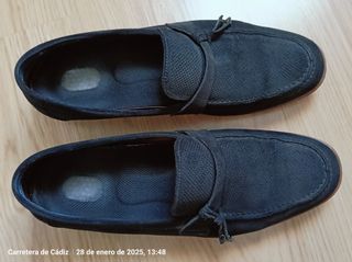 Zapatos de piel Ángel Infantes Hombre azul marino