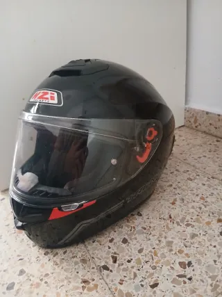 Casco de moto integral NZi Negro