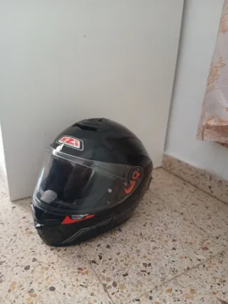 Casco de moto integral NZi Negro