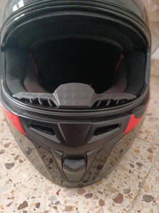 Casco de moto integral NZi Negro