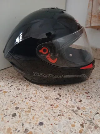Casco de moto integral NZi Negro