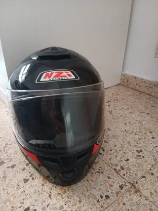 Casco de moto integral NZi Negro