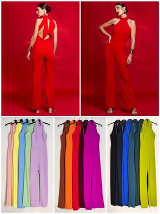 Mono de fiesta halter