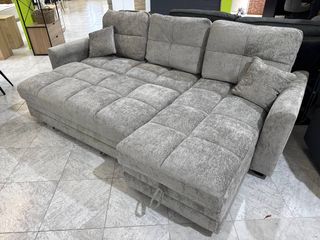 Sofá Cama Gris Antracita - Doble Arcón - Estreno