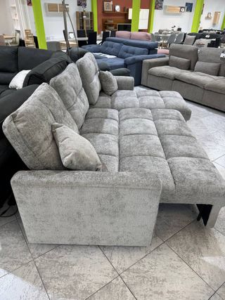 Sofá Cama Gris Antracita - Doble Arcón - Estreno