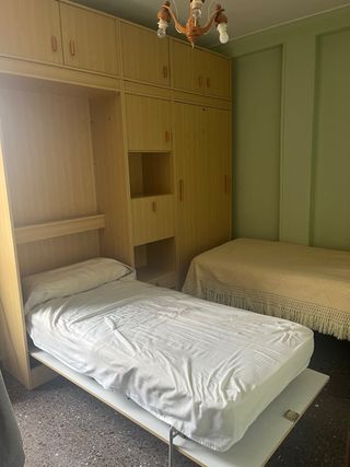 Mueble dormitorio 2 camas madera