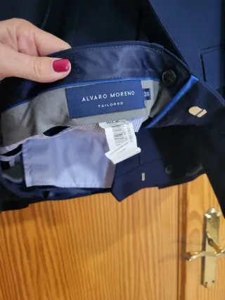 Traje Chaqueta Alvaro Moreno Azul Talla M