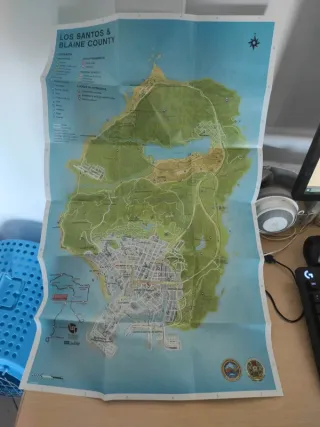 GTA V PS3 con mappa e manuale