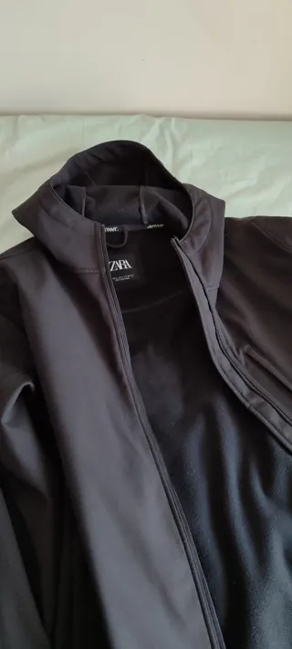 Chaqueta Hombre ZARA Negra Poco Uso