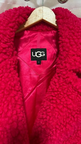 Abrigo UGG Teddy Fucsia Talla S