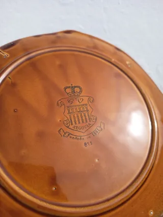 Plato decorativo pez cerámica España