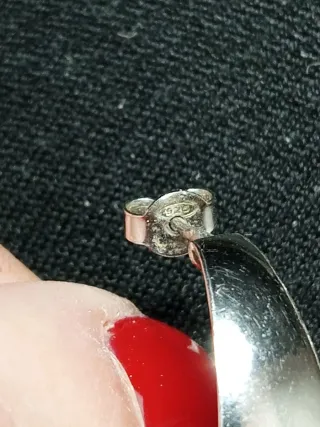 Orecchini Argento 925 Mezzo Cerchio