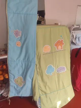 Cuna de bebé madera blanca con ruedas Y cajón