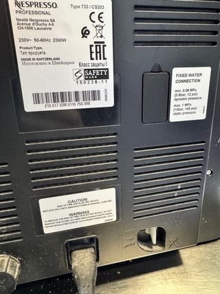 Cafetera Nespresso Gemini 220