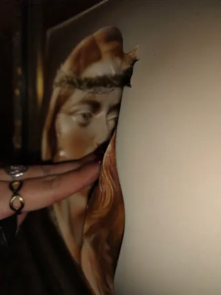 Cuadro Jesucristo Relieve al moverte te sigue