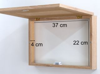 Tapa contador marco madera