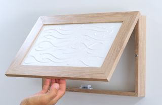 Tapa contador marco madera