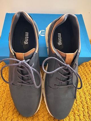 Mustang Zapatos Hombre KOTA Azul/Marrón