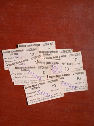 Sellos Mutualidades Agraria 1964-1970