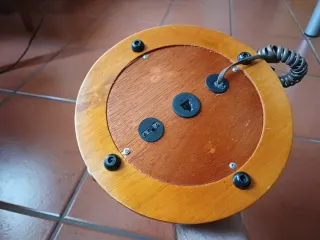 Teléfono Vintage Madera y Metal.