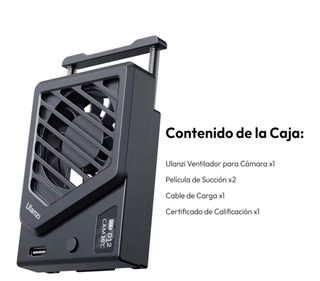 Ventilador Ulanzi Cámara Resorte