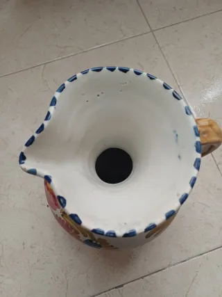 Jarra pintada a mano años 70/80 - Firmada