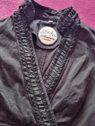 Blusa Almatrichi T36 manga 3/4 cruzada