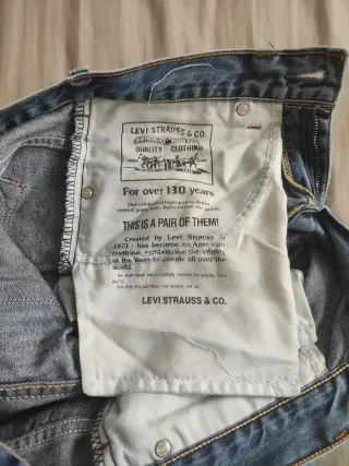 Levi's Jeans Azules 504 Talla: W30 L34 (Vintage)