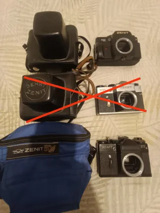 Confezione da 2 Fotocamere Zenit con Custodie