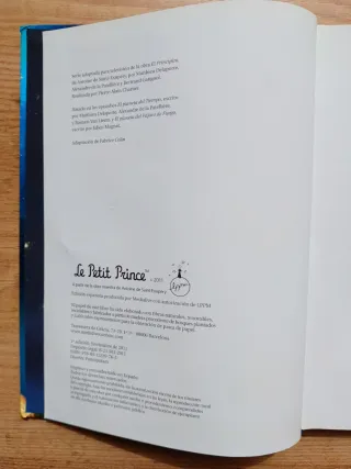 LIBRO EL PRINCIPITO. LOS PLANETAS DEL TIEMPO