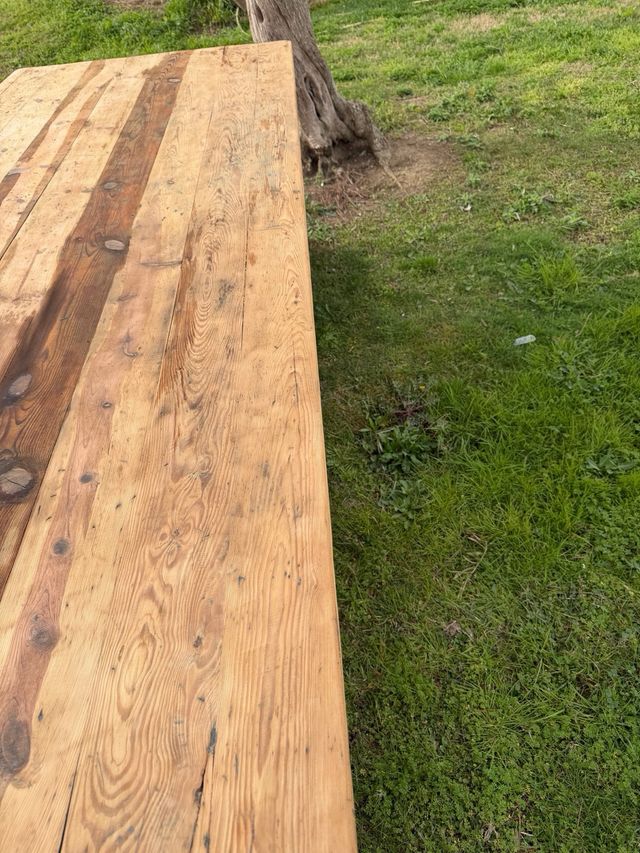 Mostrador de madera rústico