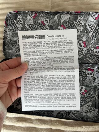 Set Maquillaje Monster High Neceser Metálico