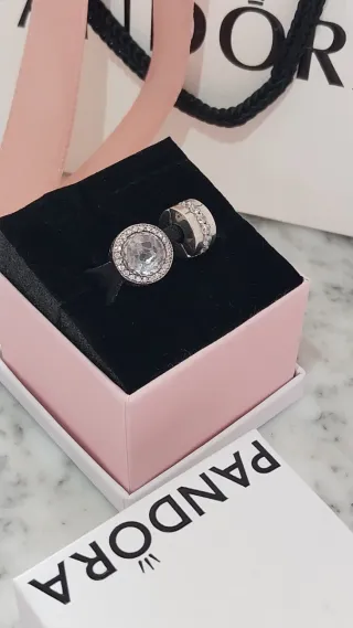 Lote 2 Charms Pandora Plata