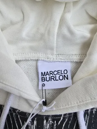 Felpa Marcelo Burlon con stampa ali