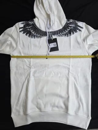 Felpa Marcelo Burlon con stampa ali