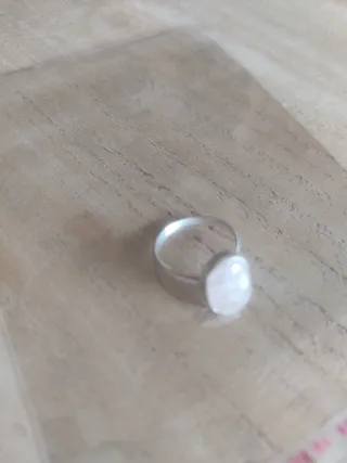 Anello Quarzo Rosa Argento 925 Misura 19