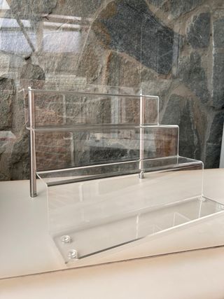 Expositor Metacrilato Escalera 4 Niveles