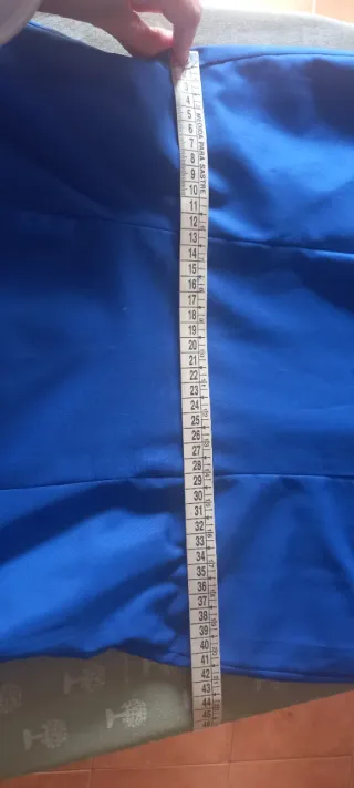 Vestido Flamenco Azul Volantes Talla Única