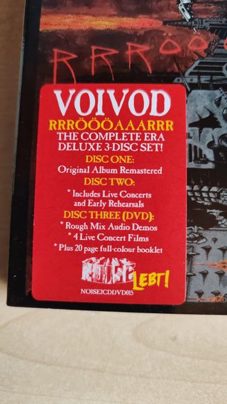 VOIVOD - Rrröööaaarrr 2CD + DVD, Edición Deluxe