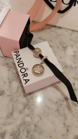 Lote 2 Charm Pandora Plata