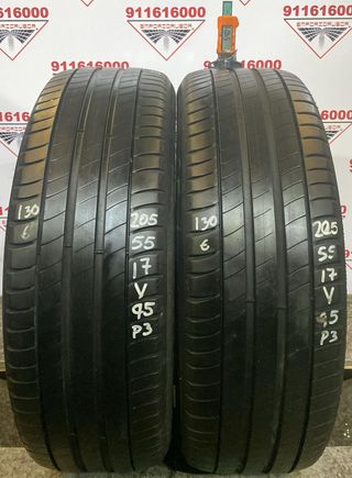 205 55 17 Y MICHELIN RUEDA AL 90% VIDA UTIL