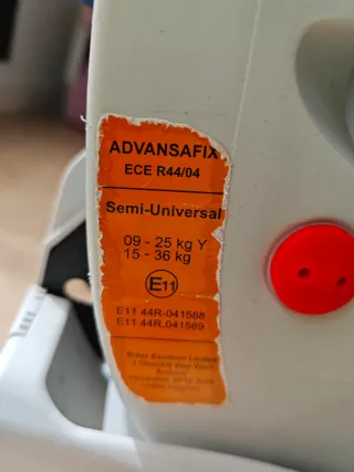 Silla coche ISOFIX Britax Römer Grupo 1-3