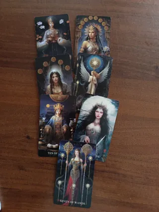 Mazzo Tarocchi Goddess Arcana Inglese